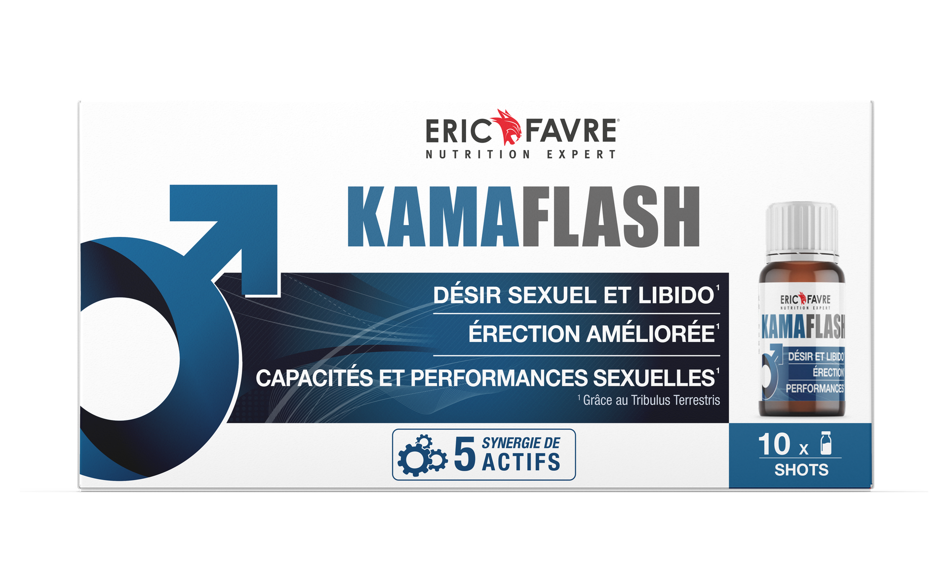 - Kamaflash - 10 Monodoses - Stimulant en cure Homme