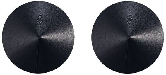 Sublimie paire de cache-tétons noirs PREMIUM Noir