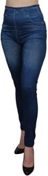 Legging bleu style jean neuf Bleu