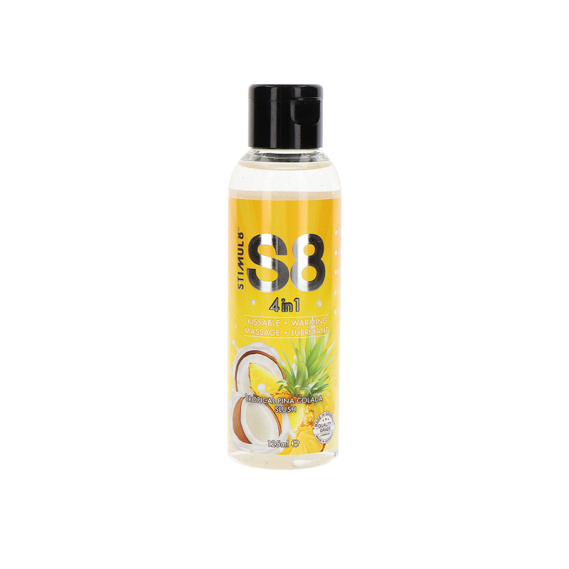 Lubrifiant 4 en 1 goût Pina Colada - Stimul8 (S8)