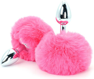 Plug Queue de Lapin Enchanting Bunnytail 5 x 2.8cm Rose