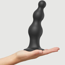 Plug anal BEADS Noir XXL