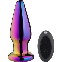 Glamour Glass Vibe Tapered Plug Anal Télécommandé