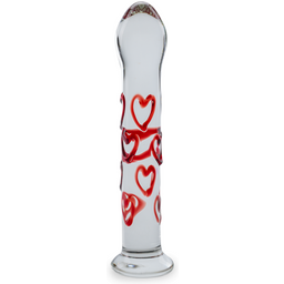 Gode godemichet en verre Heart Bubble