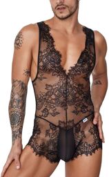 Body Dentelle Dos Nu Psyché Noir Noir