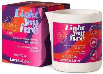 Light My Fire Bougie de Massage - Fleur de Lotus - 65G