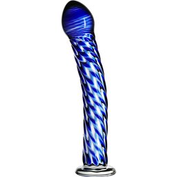 No 29 Plug en Verre Bleu 19 cm