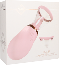 Boost - Pompe rechargeable pour vulve et seins - Rose