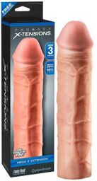 Gaine réaliste large Mega 3 Extension - 23 cm