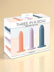 Trio de godemichés en silicone doux pour un plaisir progressif