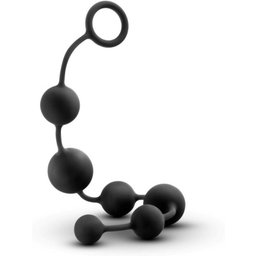 - Chapelet anal en silicone - Noir