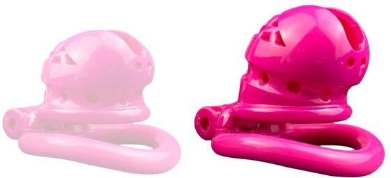 Cage de chasteté Sex Slave M 6.5 x 3.5cm Rose