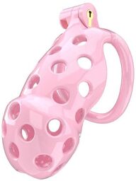 Cage de Chasteté à Pénis - M - Pink - PC03