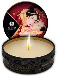 Bougie de massage Vin pétillant fraise - 30 ml