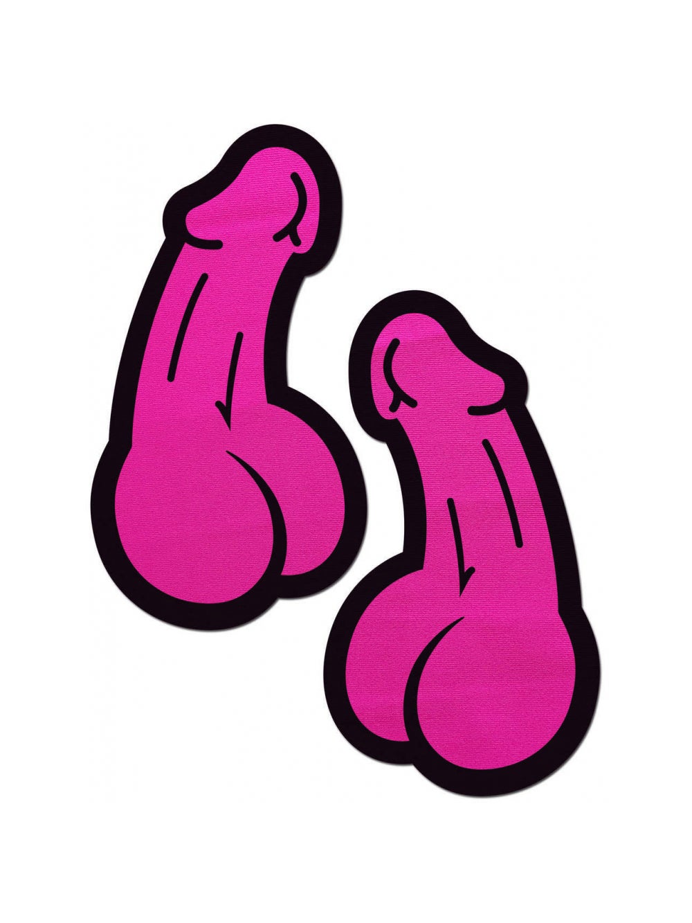 Autocollants Pénis Rose Néon