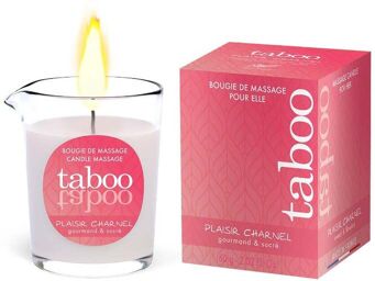 Bougie de massage Taboo Plaisir Charnel 60 g