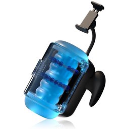 - Masturbateur automatique avec perles de massage