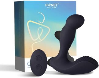 Quinn - Vibromasseur Anal de Prostate Télécommandé Noir