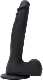 Gode en silicone Relik 17 x 4cm Noir