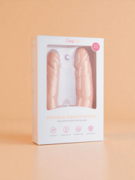 Gode ​​à double extrémité beige 40cm