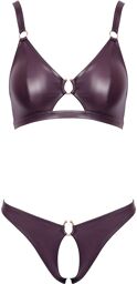 Ensemble wetlook violet Violet