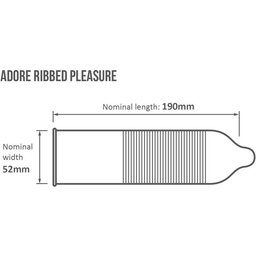Préservatifs Adore 144 pièces