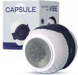 Masturbateur vibrant Capsule 2 Blanc