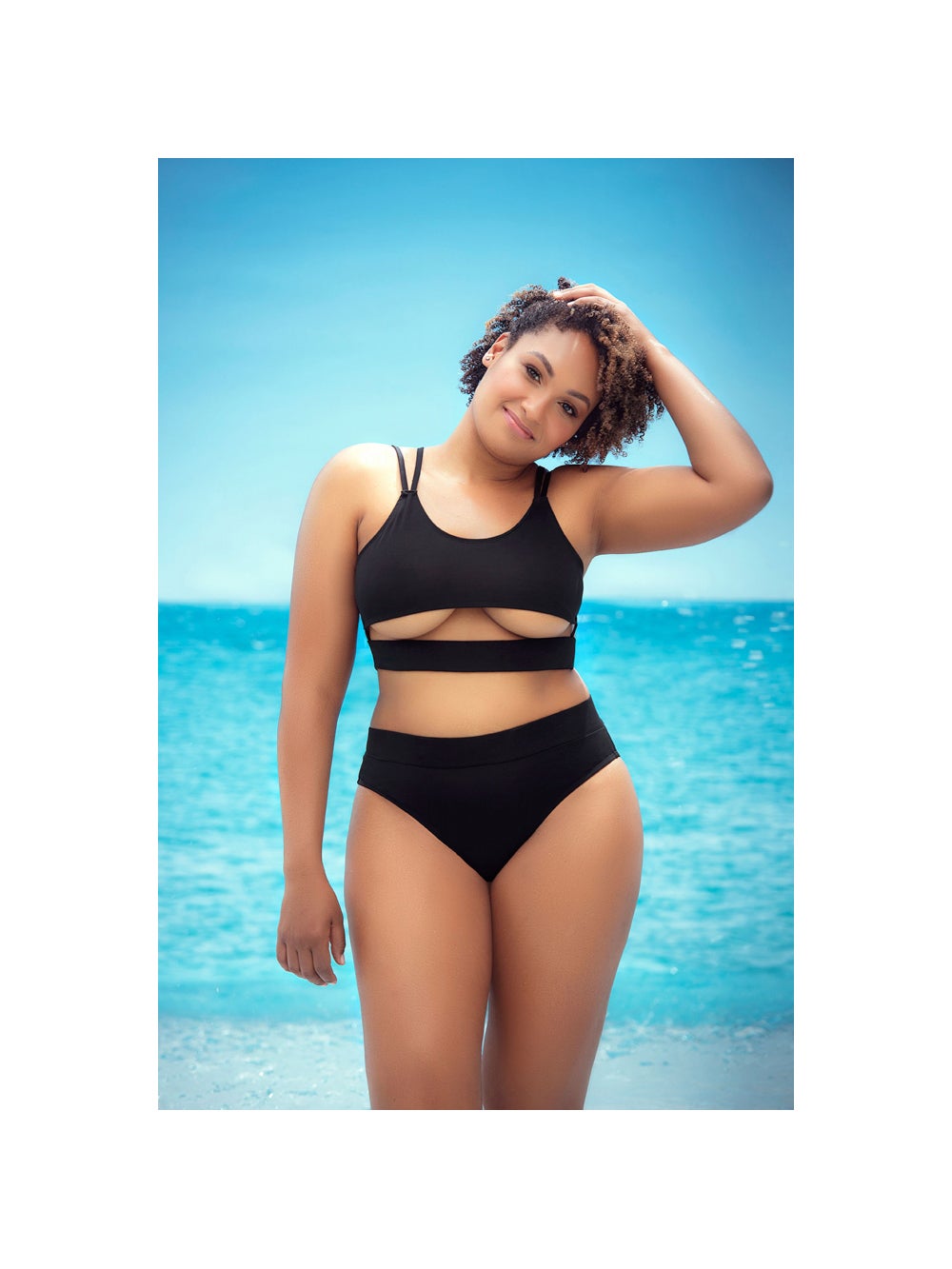 Maillot de Bain 2 Pièces 6604 GT Noir