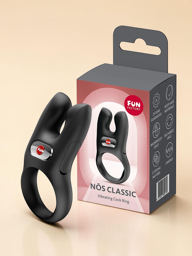 Nôs Cock Ring vibrant Noir