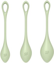 Set de 3 boules de geisha vert pastel Yoni Power 2