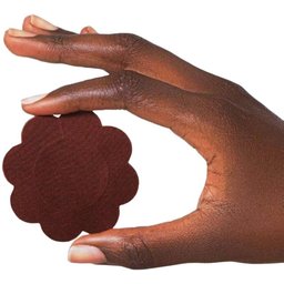 - Satin Nipple Covers Brown M