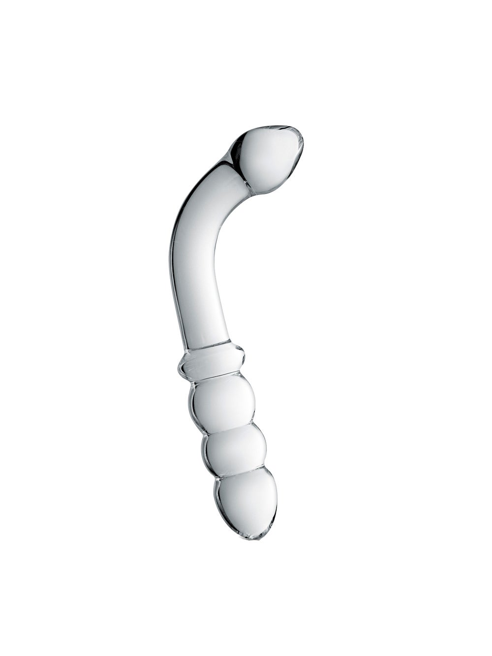 Dildo en verre perlé Glossy N°8