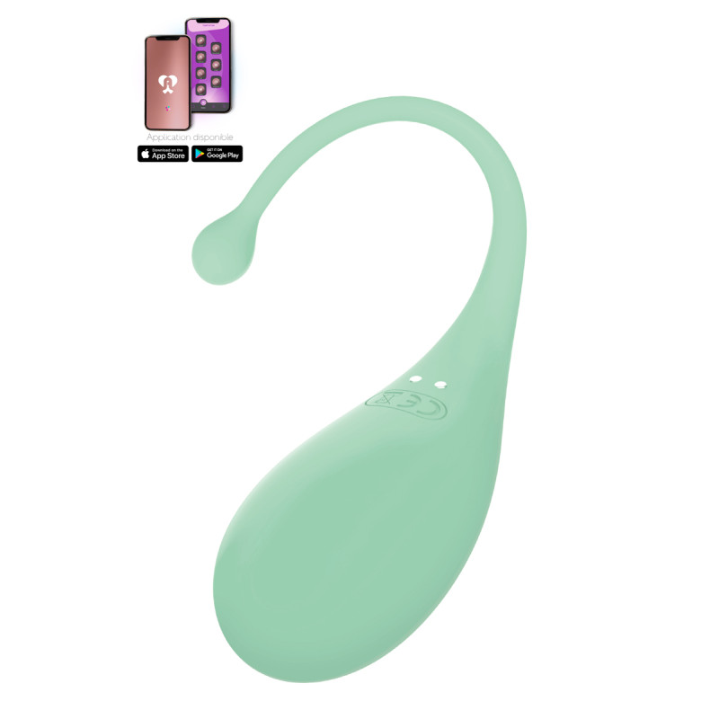 Oeuf vibrant connecté Palpitation vert