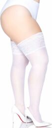Bas Autofixants Lycra Ls Jarretières DZ 9750 Blancs GT Blanc