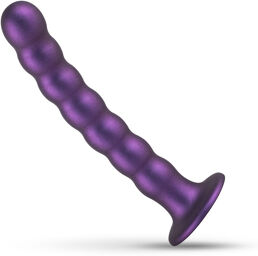 Dildo courbé en silicone doux avec ventouse pour stimulation ciblée