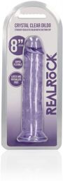 Realiste Dildo Jelly Suction Cup - 20 cm - violet