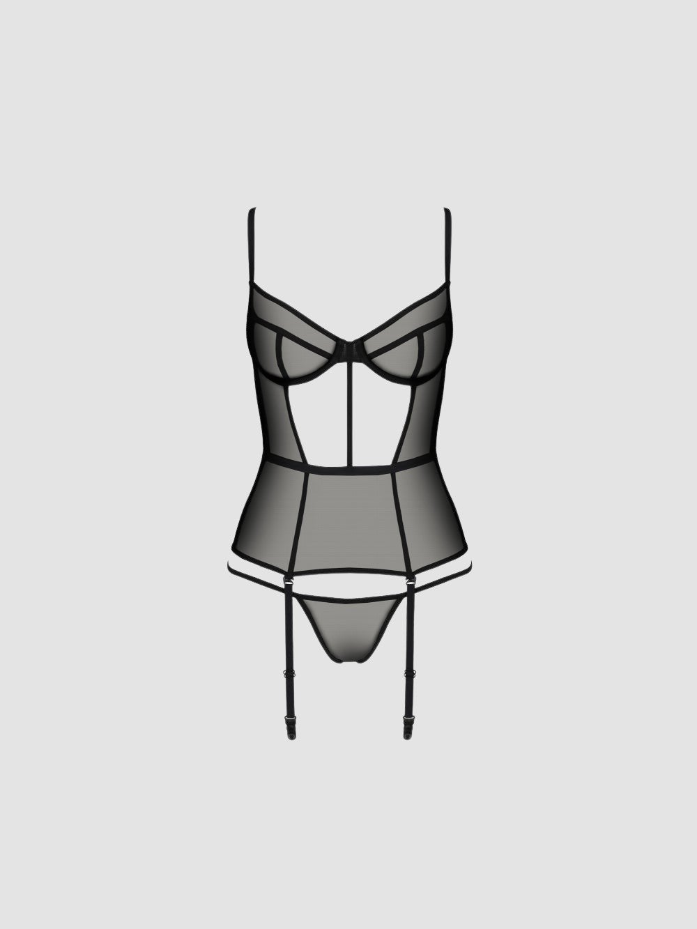 Guêpière Varella Noire Eco Collection