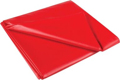 Draps en vinyle SexMAX WetGAMES 180 x 220 cm - Rouge