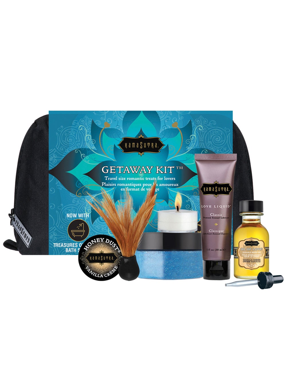 Kit de voyage romantique Getaway 6 pièces