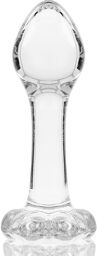 Plug Anal en Verre Borosilicate Modèle 2 - Clair