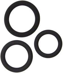 Set 3 cockrings silicone