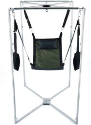 Kit Sling Tissu Carré Kaki-Noir Armature Grise