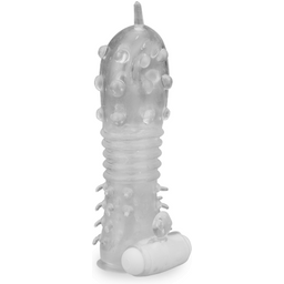 Gaine transparente vibrante à picots