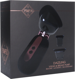 Éblouissant - Pompe rechargeable pour vulve et seins - Noir