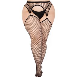 Collants Résille avec Porte-jarretelles