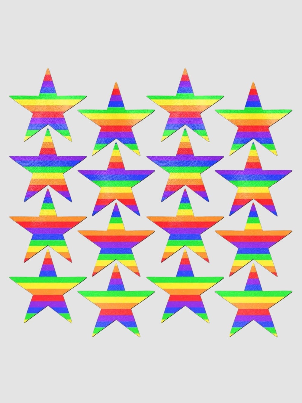 Autocollants Body Minis Étoile Arc-En-Ciel