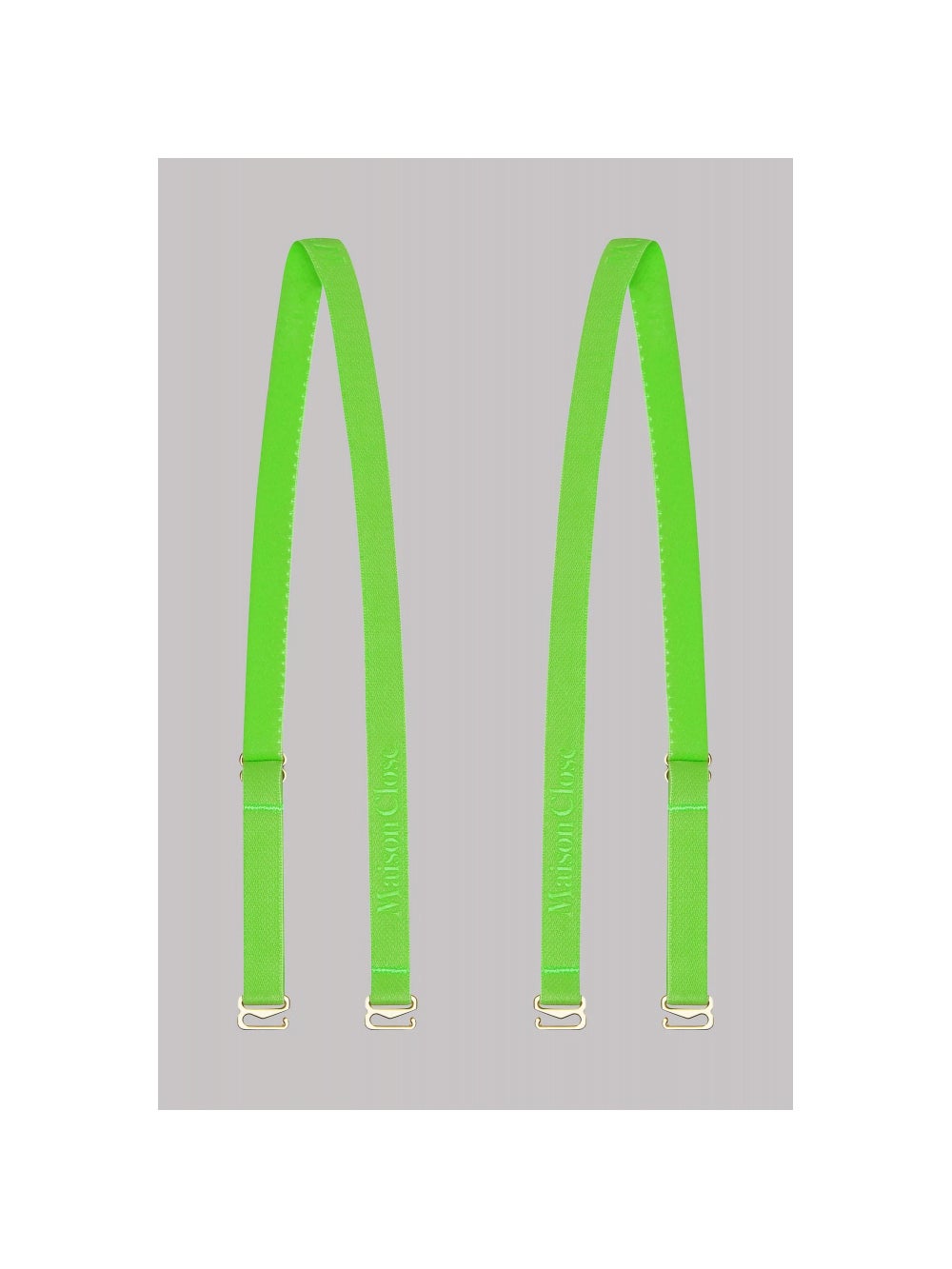 Bretelles Signature Vert Fluo