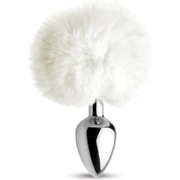 Plug anal My Little Secret Pompom Blanc