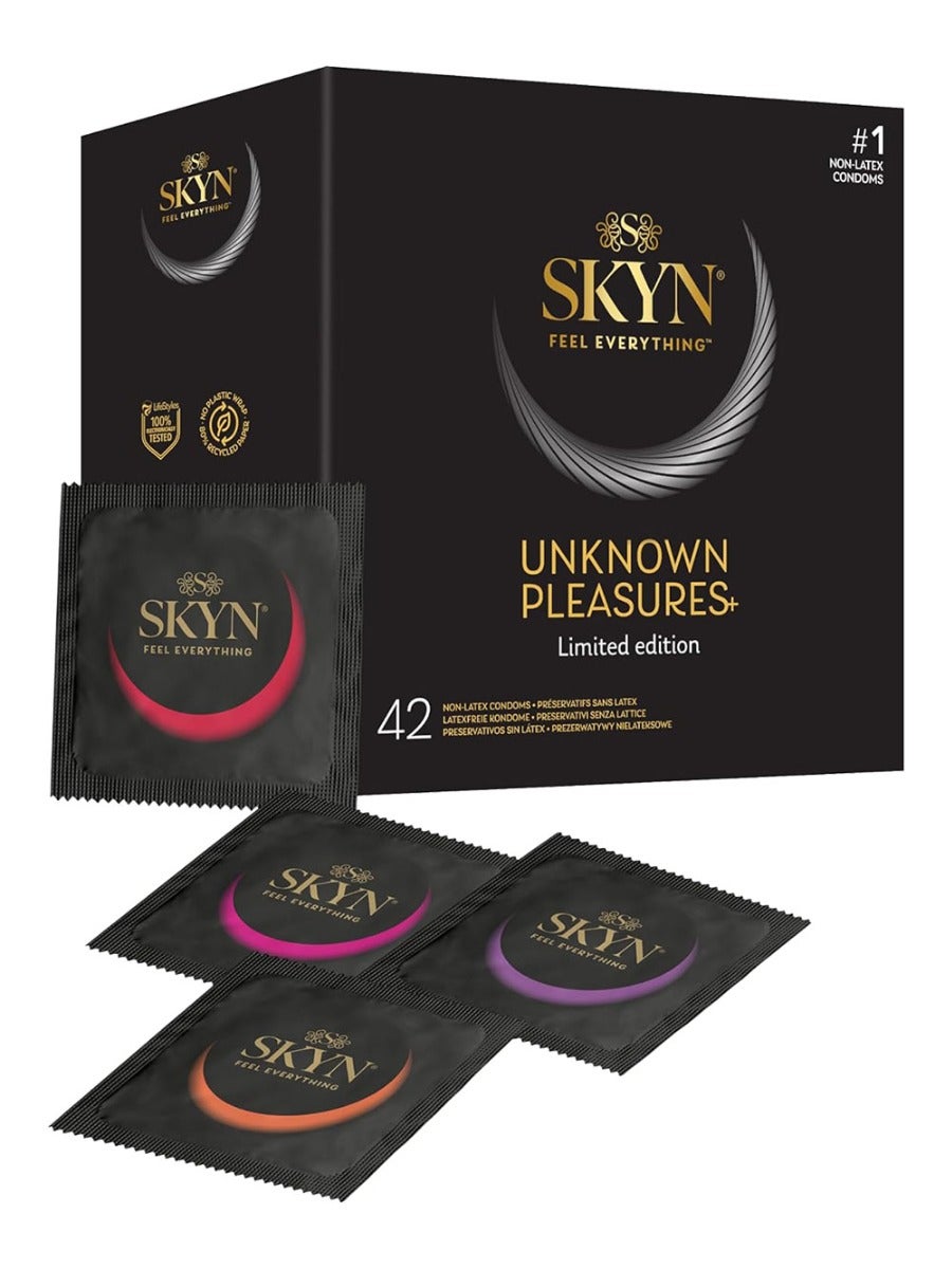 Préservatifs SKYN Unknown Pleasures+ boîte de 42