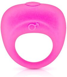 Anneau de pénis vibrant rose Rose